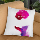 Lips Throw Pillow By Andreas Lie