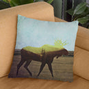 Moose Throw Pillow By Andreas Lie