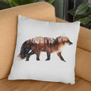 Arctic Red Fox Throw Pillow By Andreas Lie