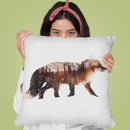 Arctic Red Fox Throw Pillow By Andreas Lie