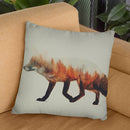 The Fox Norwegian Woods Throw Pillow By Andreas Lie