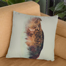 The Owl Norwegian Woods Throw Pillow By Andreas Lie