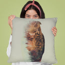The Owl Norwegian Woods Throw Pillow By Andreas Lie