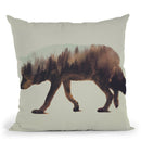 The Wolf Norwegian Woods Throw Pillow By Andreas Lie