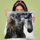 Proud Stallion Alt Version Throw Pillow By Andreas Lie