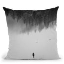 Silent Walk Throw Pillow By Andreas Lie