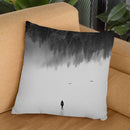 Silent Walk Throw Pillow By Andreas Lie