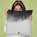 Silent Walk Throw Pillow By Andreas Lie