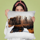 Travelling Bear Throw Pillow By Andreas Lie