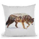 Arctic Wolf Throw Pillow By Andreas Lie