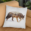 Arctic Wolf Throw Pillow By Andreas Lie