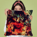 Watercolor Cat Throw Pillow By Andreas Lie