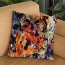 Watercolor Owl Throw Pillow By Andreas Lie