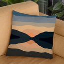 Sunset Mountain Reflection Throw Pillow By Alisa Galitsyna
