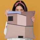 The Desert House Throw Pillow By Alisa Galitsyna