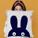 Blue Monster Throw Pillow By Alisa Galitsyna