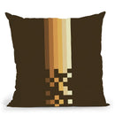 70S Brown Palette Throw Pillow By Alisa Galitsyna