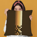 70S Brown Palette Throw Pillow By Alisa Galitsyna