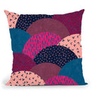 Circle Valley Throw Pillow By Alisa Galitsyna