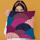 Circle Valley Throw Pillow By Alisa Galitsyna