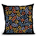 Colorful Party! Throw Pillow By Alisa Galitsyna