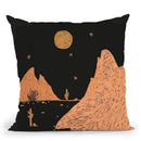 A Night In The Desert Throw Pillow By Alisa Galitsyna