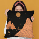A Night In The Desert Throw Pillow By Alisa Galitsyna