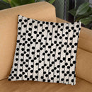 Dots / Black & White Pattern Throw Pillow By Alisa Galitsyna
