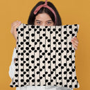 Dots / Black & White Pattern Throw Pillow By Alisa Galitsyna