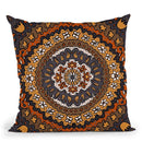 Fall Symmetrical Pattern Throw Pillow By Alisa Galitsyna