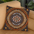 Fall Symmetrical Pattern Throw Pillow By Alisa Galitsyna