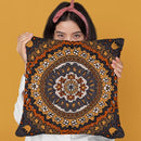 Fall Symmetrical Pattern Throw Pillow By Alisa Galitsyna
