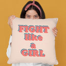 Fight Like A Girl Throw Pillow By Alisa Galitsyna