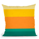 Five Shades Of Sunset Throw Pillow By Alisa Galitsyna