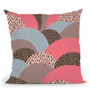 Abstract Autumn Hills Pattern Throw Pillow By Alisa Galitsyna