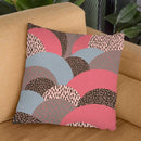 Abstract Autumn Hills Pattern Throw Pillow By Alisa Galitsyna