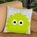 Green Monster Throw Pillow By Alisa Galitsyna