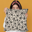 Hand Drwan Flowers Throw Pillow By Alisa Galitsyna