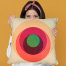 Abstract Circle Games Throw Pillow By Alisa Galitsyna