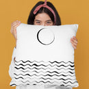 La Luna Throw Pillow By Alisa Galitsyna