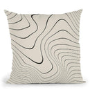 Line Distortion Ii Throw Pillow By Alisa Galitsyna