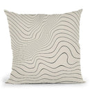 Line Distortion Iii Throw Pillow By Alisa Galitsyna