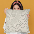 Line Distortion Iii Throw Pillow By Alisa Galitsyna