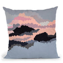 Magic Sunset Clouds On The Sky Throw Pillow By Alisa Galitsyna