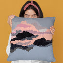 Magic Sunset Clouds On The Sky Throw Pillow By Alisa Galitsyna