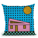 Memphis House Throw Pillow By Alisa Galitsyna