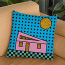 Memphis House Throw Pillow By Alisa Galitsyna
