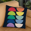 Abstract Flower Palettes Throw Pillow By Alisa Galitsyna
