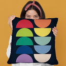 Abstract Flower Palettes Throw Pillow By Alisa Galitsyna