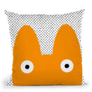 Orange Monster Throw Pillow By Alisa Galitsyna